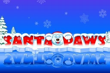 Santa paws slot logo