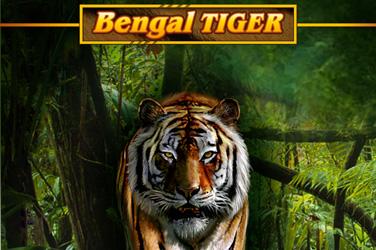 Untamed bengal tiger